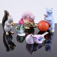 5 Herend Porcelain Manufactory Figurines - Sold for $1,088 on 05-18-2024 (Lot 472).jpg